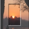 COUCHER DE SOLEIL SUR LE LAC...