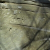Trace d'écriture sur un falaise proche de...