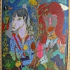 ”Touchée, ou le Chasseur”, une peinture de 1988