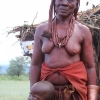 Himba Mother and Child, Otjiheke, Namibia,...