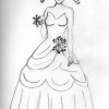 Princesse d'hiver, croquis