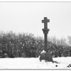 La croix dans la neige