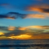 Coucher de soleil à Saint-Gilles, île de La...