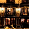 Laperouse restaurant in black and yellow,...