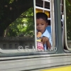 Kid on the bus