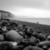 Plage de Dieppe, France.