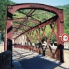 florac, le pont métallique