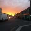 Lever de soleil sur l'avenue de la Châtre