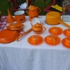 Orange en rangs