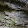 Sculpture monumentale au bord de la Schwarzwasser