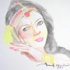 Jeune femme hindou