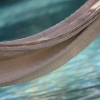 Hamac sur arrière plan de piscine, Hacienda San...