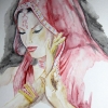 Femme hindou au voile