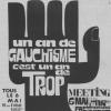 Un an de Gauchisme c'est un an de trop (affiche...